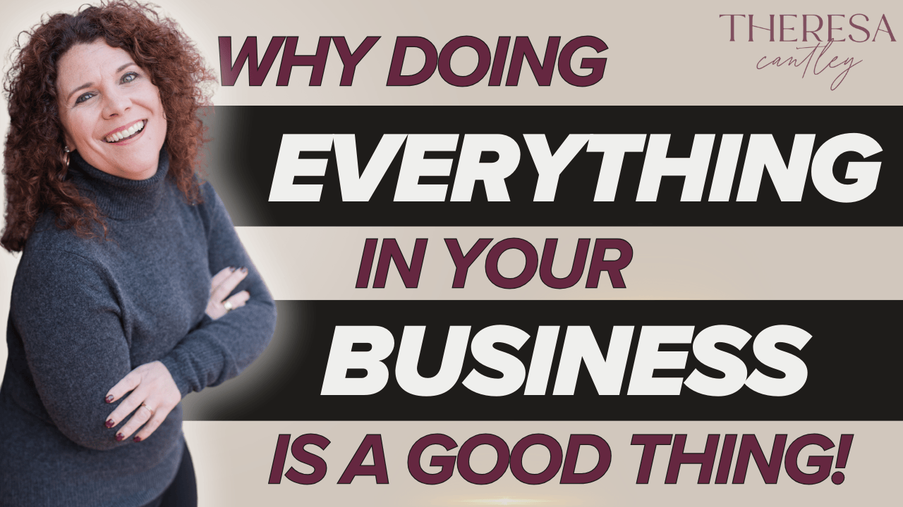 Cover image for C-suite Mentor Podcast episode 255 :Why doing everything in your business is a good thing