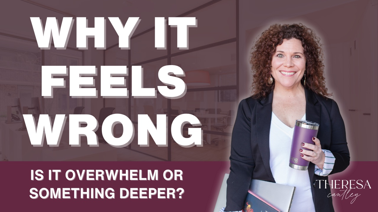 Why it feels wrong - is it overwhelm or something deeper?